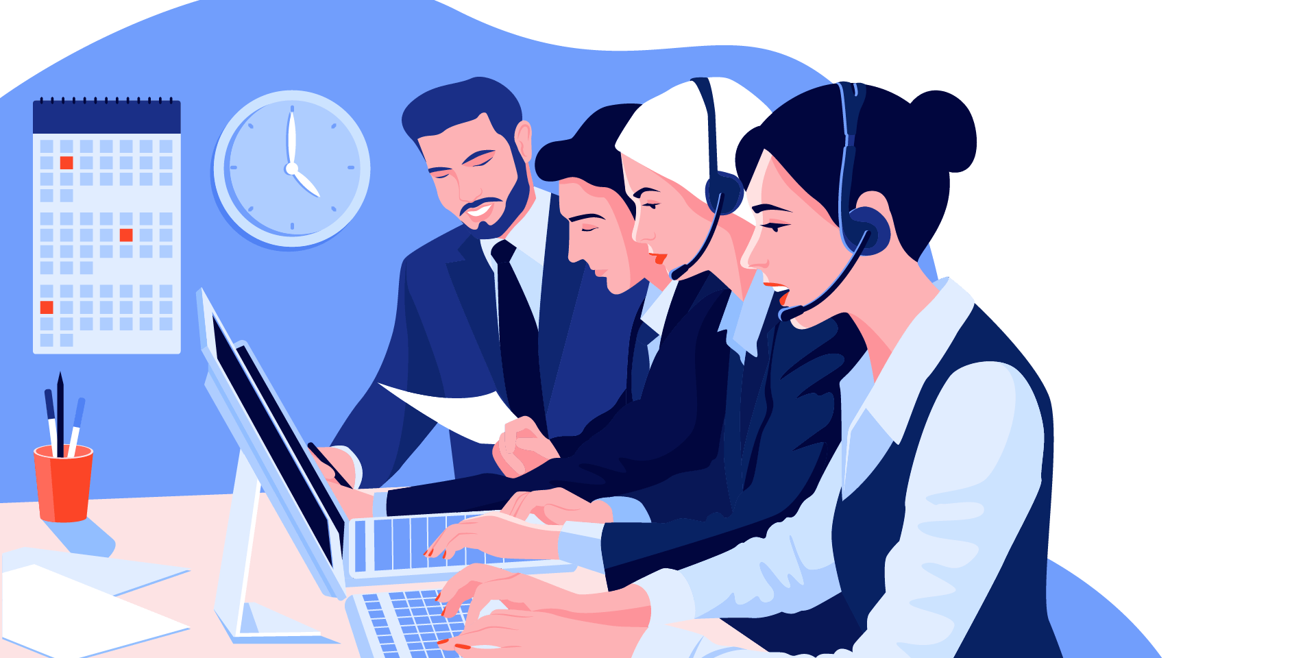 Співробітники відділу підтримки